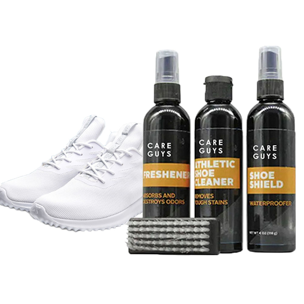 Sneaker Cleaning Kit - น้ำยาทำความสะอาดรองเท้า ชุดทำความสะอาดรองเท้าผ้าใบ น้ำยาปรับอากาศรองเท้ากีฬา ฟิล์มกันน้ำ พร้อมแปรงขัดรองเท้า น้ำยาขจัดคราบแบบไม่ต้องล้าง