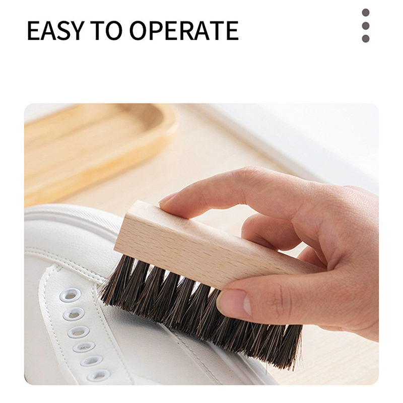 แปรงขัดรองเท้าแปรงขัดขนหมูนุ่ม - Sneaker Cleaning Kit บทวิจารณ์และราคา